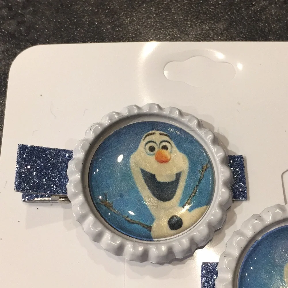 3 For $16 Frozen/Olaf  Hair Clips